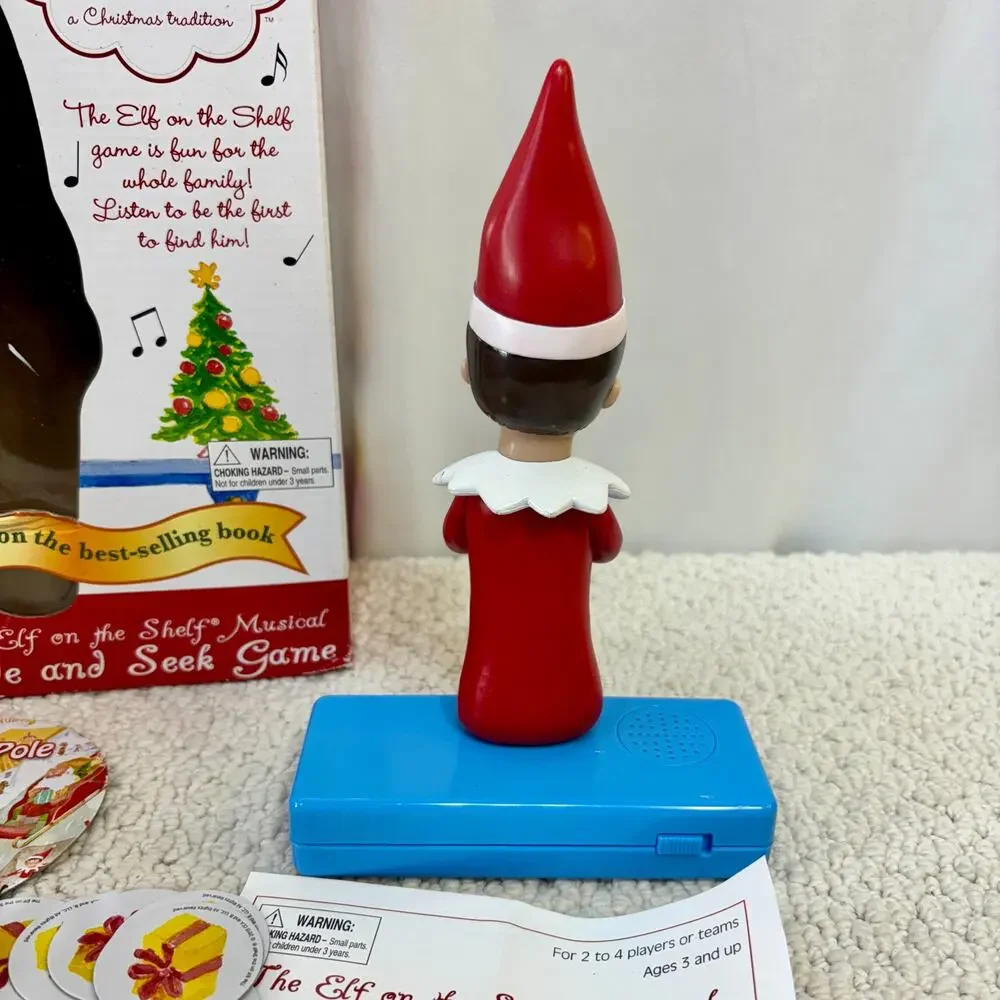 Elf on the Shelf Hide & Seek Musical Game Used Intact AA Battereies Complete